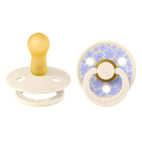 BIBS Studio Pacifier 2pk (Jasmine/Ivory)