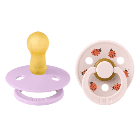 BIBS Studio Pacifier 2pk (Ladybug/Violet Sky)