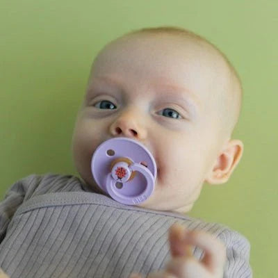 BIBS Studio Pacifier 2pk (Ladybug/Violet Sky)