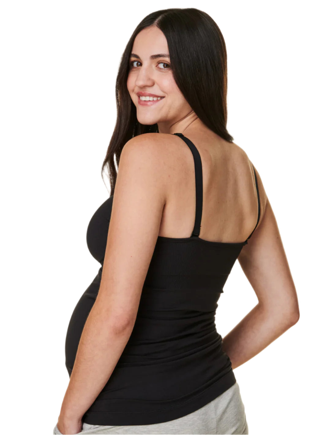 Bravado Basics Slimming Maternity & Nursing Cami (Black)