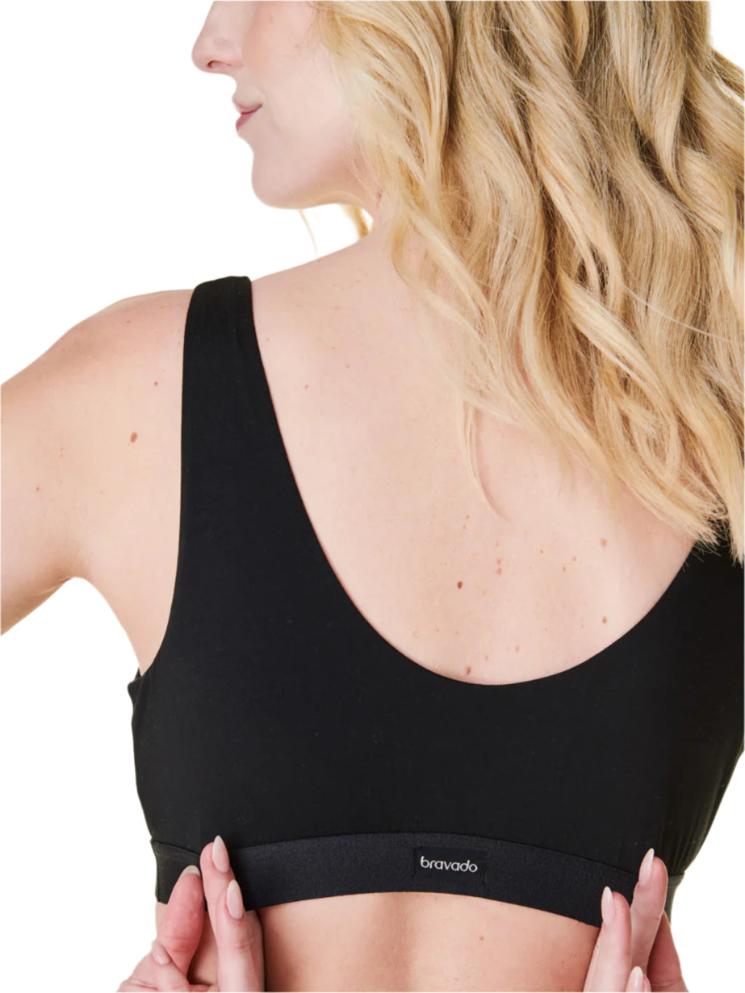 Bravado Cotton Sleep Bra (Black) - CLEARANCE