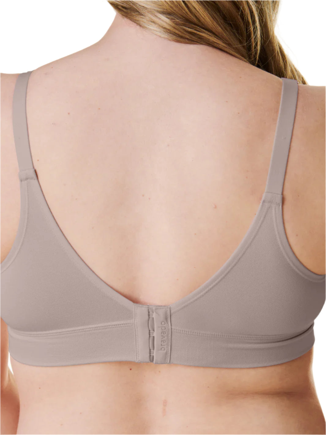 Bravado V-Neck Maternity & Nursing Bra (Sand) - CLEARANCE