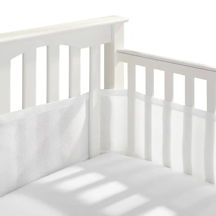 BreathableBaby Classic Breathable Mesh Crib Liner (White)
