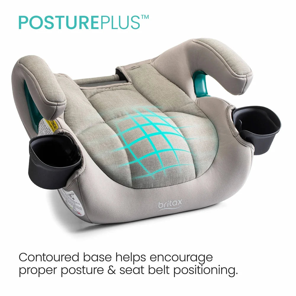 Britax UpNGo Click Backless Booster Seat (Parchment)
