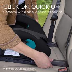 Britax UpNGo Click Backless Booster Seat (Raven Black)