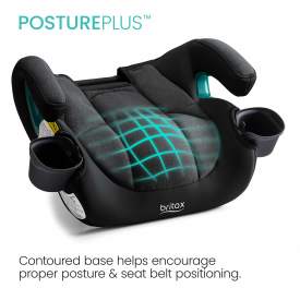 Britax UpNGo Click Backless Booster Seat (Raven Black)