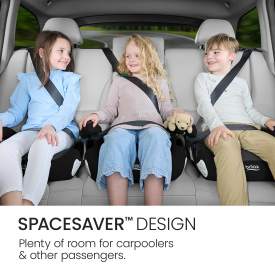 Britax UpNGo Click Backless Booster Seat (Raven Black)