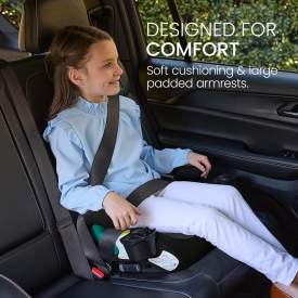 Britax UpNGo Click Backless Booster Seat (Raven Black)