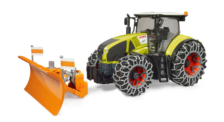 Bruder Claas Axion 950 with Snow Chains and Snow Blade (03018)