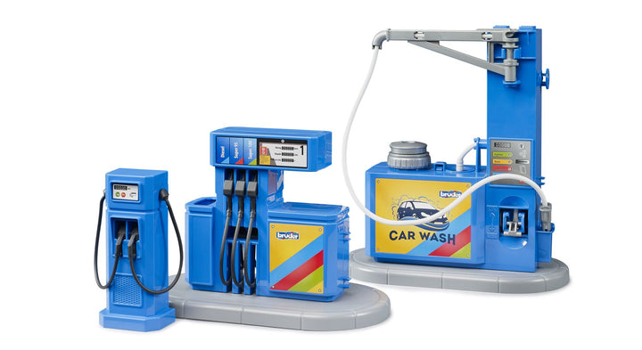Bruder Gas Station with Car Wash