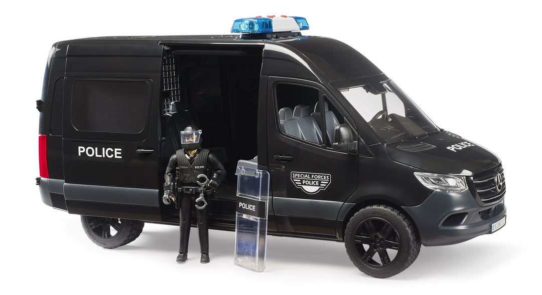 Bruder MB Sprinter Police Special Forces w/ Policeman
