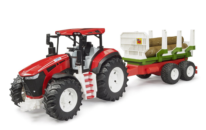 Bruder ROADMAX Tractor with Forwarding Trailer and 3 Logs