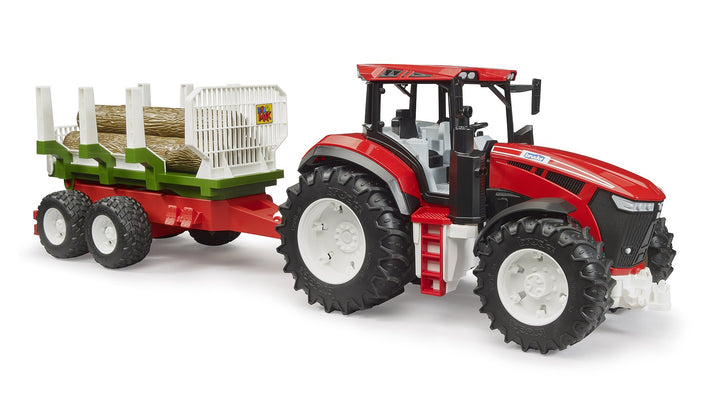 Bruder ROADMAX Tractor with Forwarding Trailer and 3 Logs