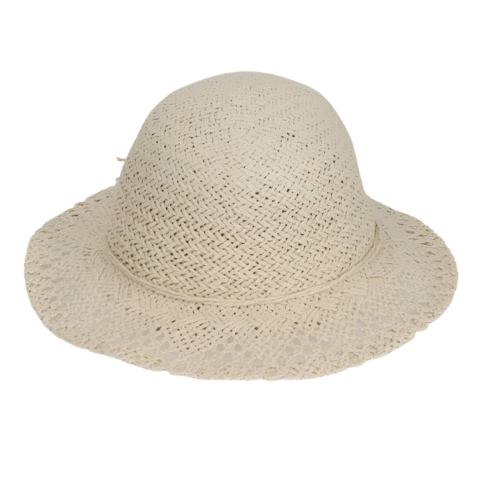 Calikids S2527 Straw Beach Hat (Sand)