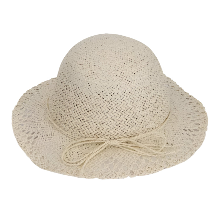 Calikids S2527 Straw Beach Hat (Sand)