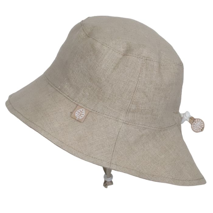 Calikids S2616 Linen Bucket Hat (Sand)