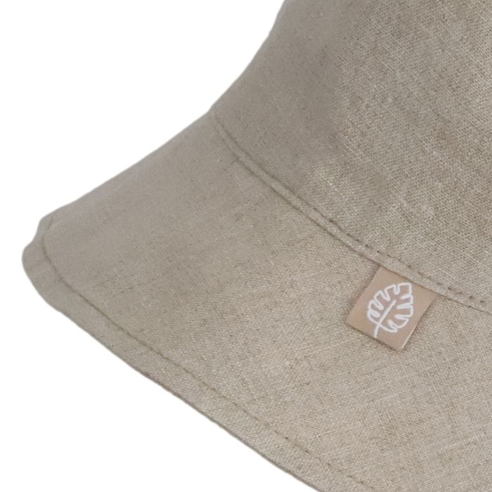 Calikids S2616 Linen Bucket Hat (Sand)