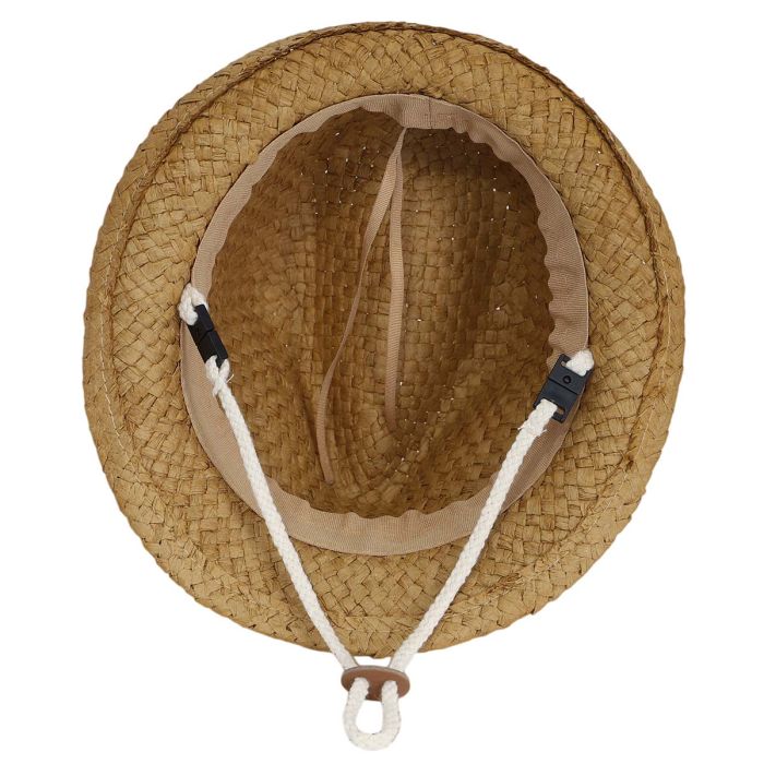 Calikids S2628 Straw Fedora Hat