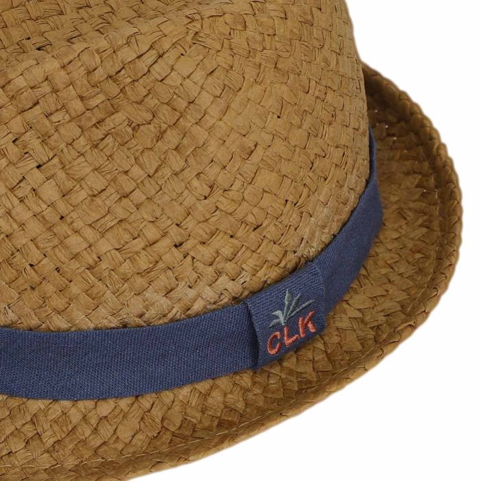 Calikids S2628 Straw Fedora Hat