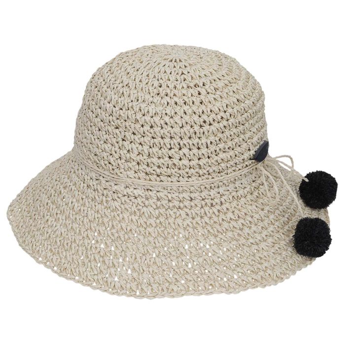 Calikids S2629 Straw Beach Hat (Sand)