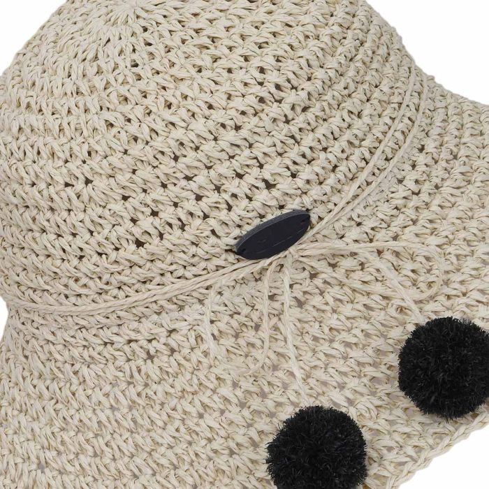 Calikids S2629 Straw Beach Hat (Sand)