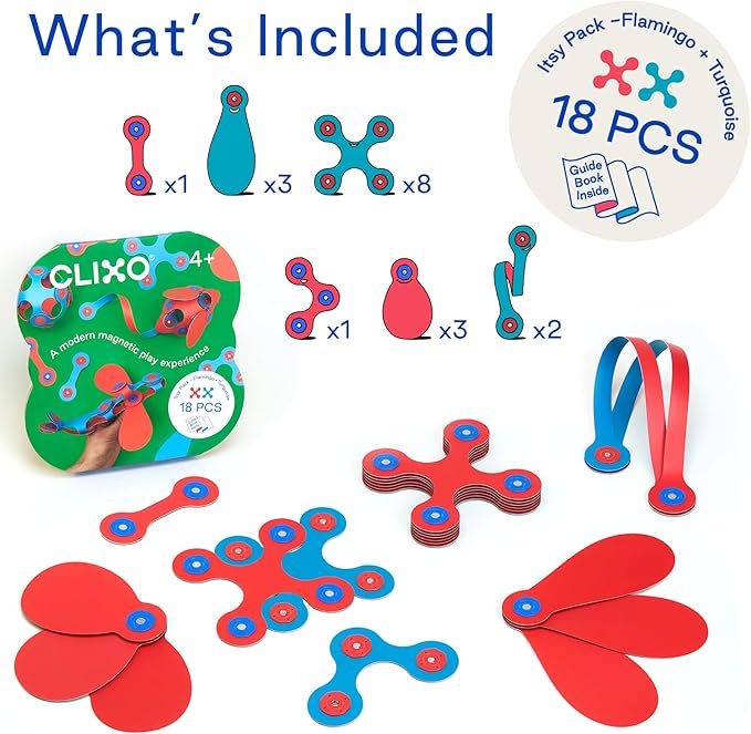 Clixo Itsy Pack (Flamingo/Turquoise)