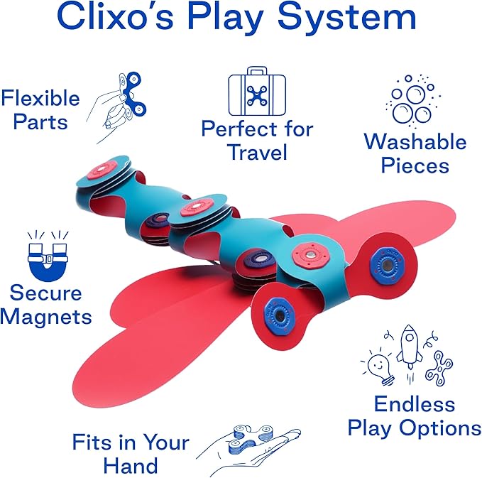 Clixo Itsy Pack (Flamingo/Turquoise)