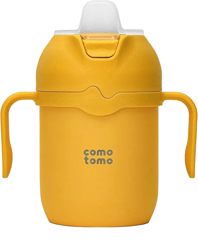 Comotomo 8oz Toddler Tumbler Insulated Sippy Cup (Yellow)