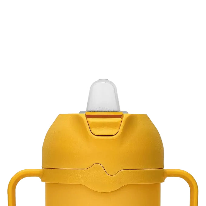 Comotomo 8oz Toddler Tumbler Insulated Sippy Cup (Yellow)