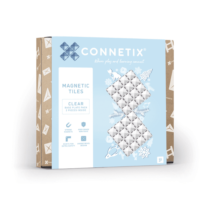 Connetix Base Plate Pack (Clear)