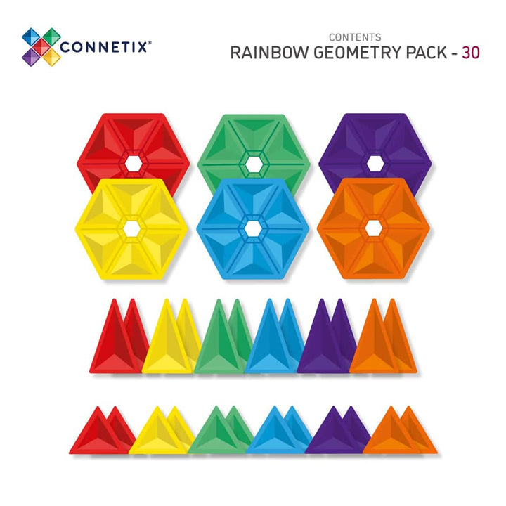 Connetix Geometry Pack (Rainbow)