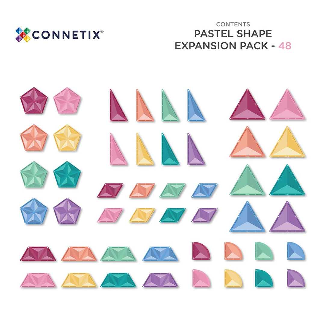 Connetix Shape Expansion Pack (Pastel)