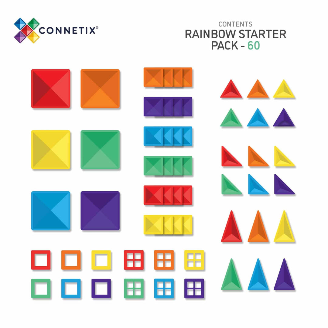 Connetix Starter Pack (Rainbow)