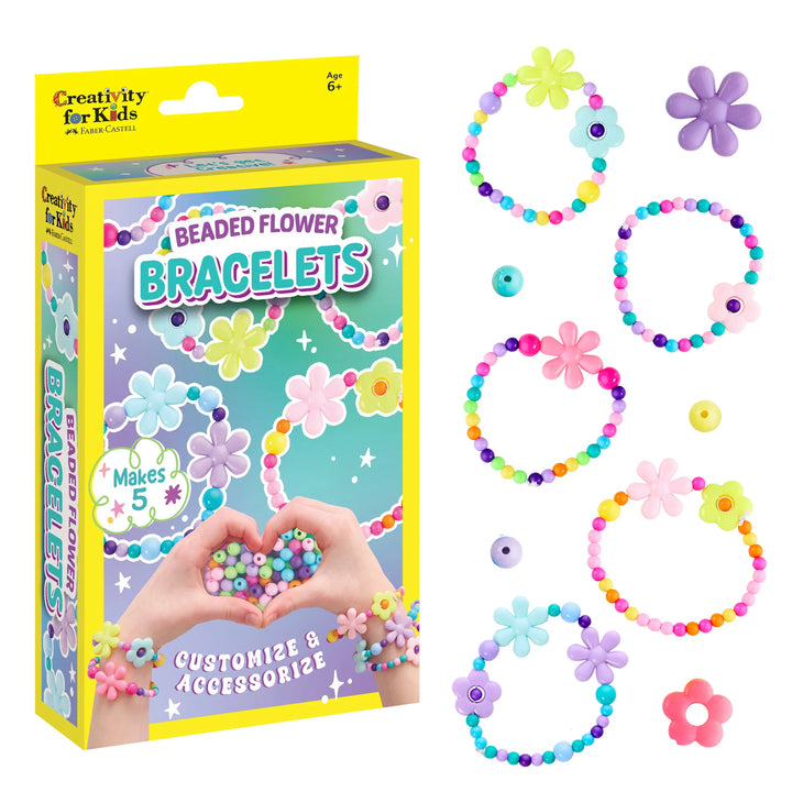 Creativity for Kids Beaded Flower Bracelets Mini Kit