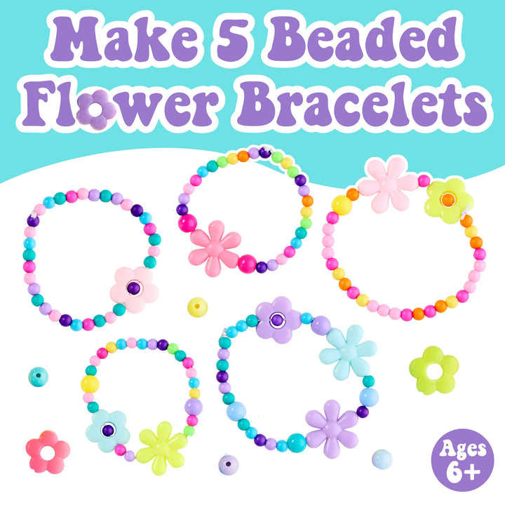 Creativity for Kids Beaded Flower Bracelets Mini Kit
