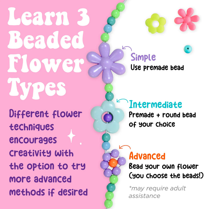 Creativity for Kids Beaded Flower Bracelets Mini Kit