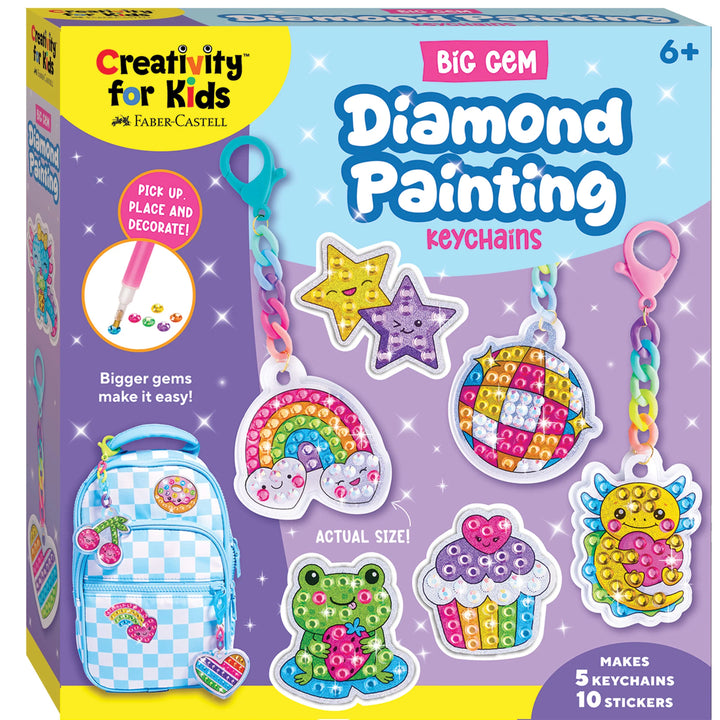 Creativity for Kids Big Gem Diamond Painting (Keychains)