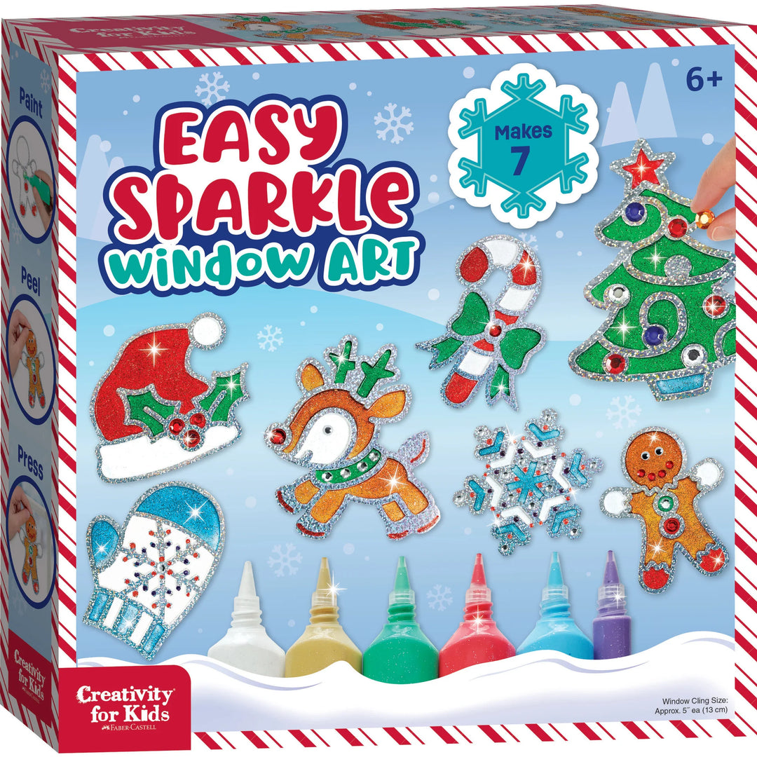 Creativity for Kids Easy Sparkle Window Art (Holiday)