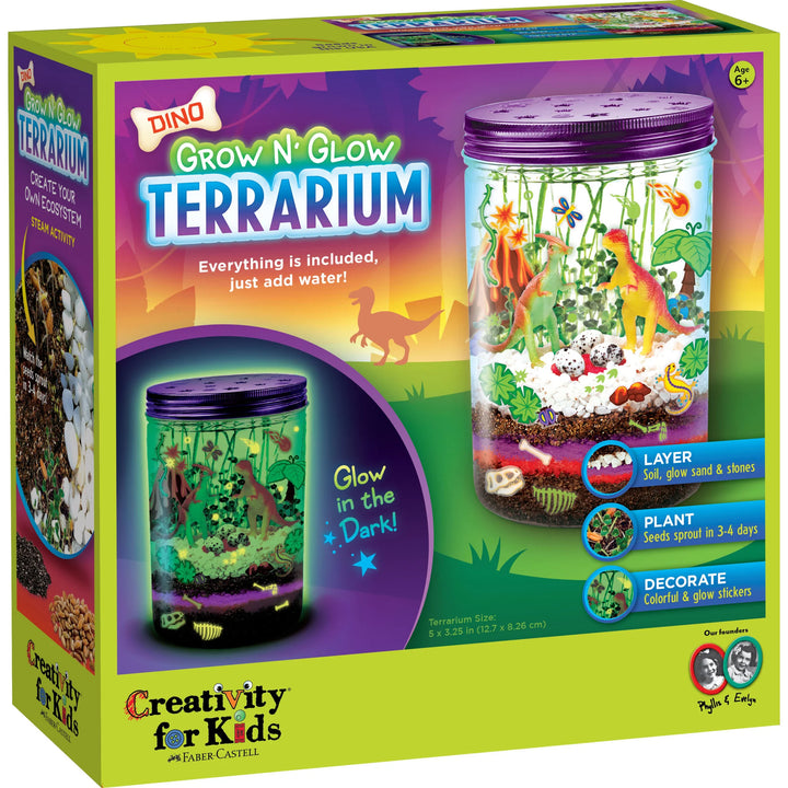 Creativity for Kids Grow N' Glow (Dino Terrarium)