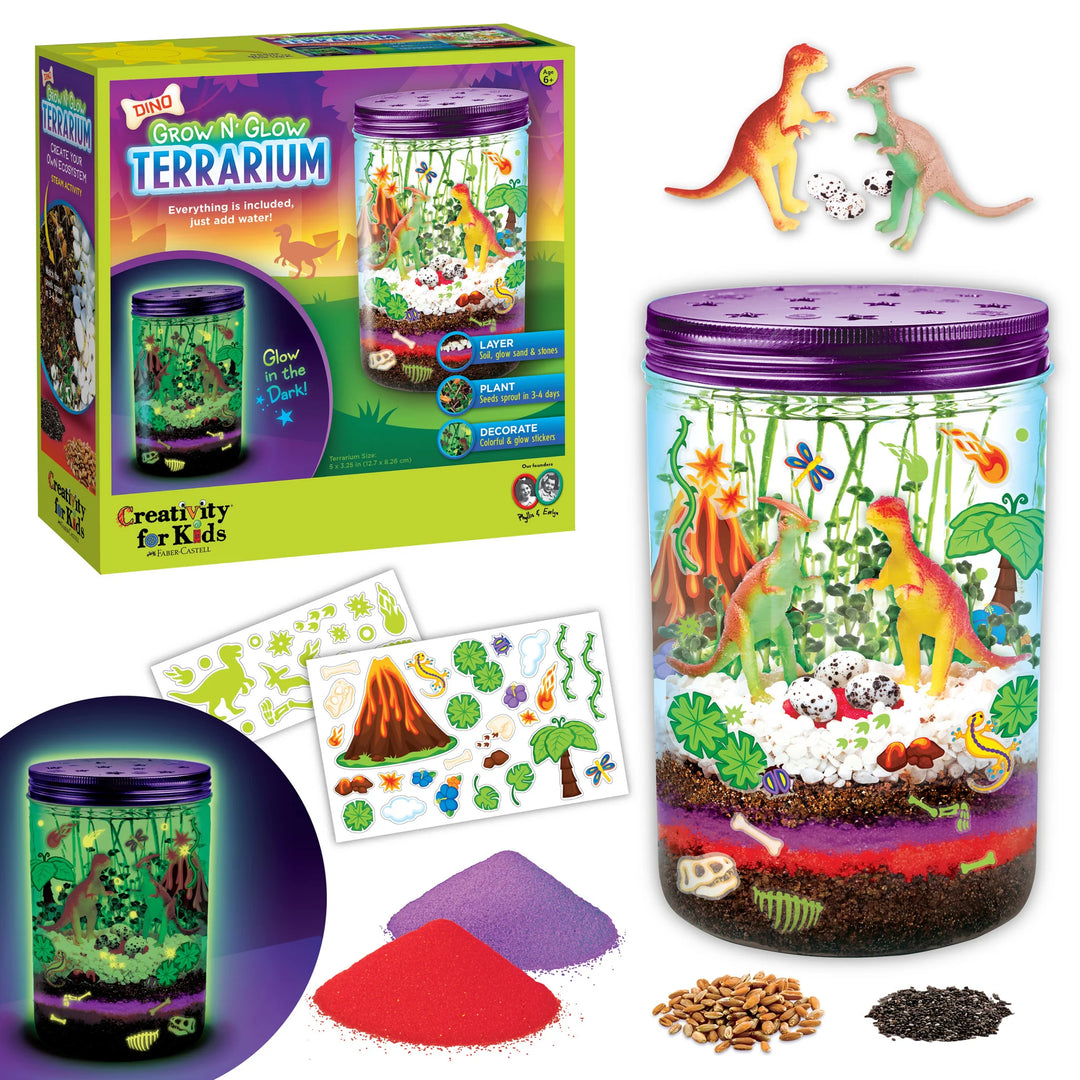 Creativity for Kids Grow N' Glow (Dino Terrarium)
