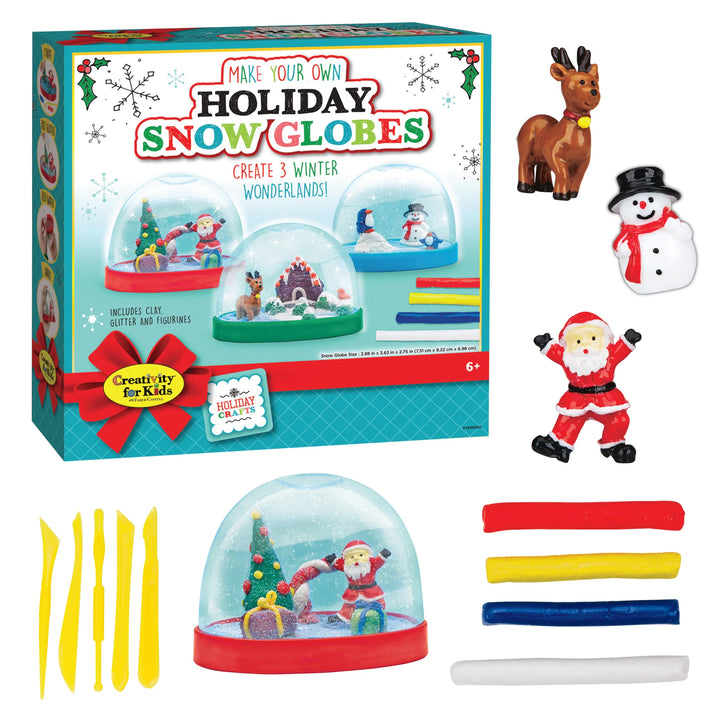 Creativity for Kids Make Your Own Snow Globes (Holiday)