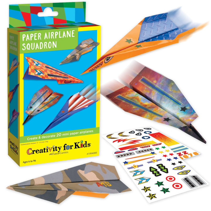Creativity for Kids Paper Airplane Squadron