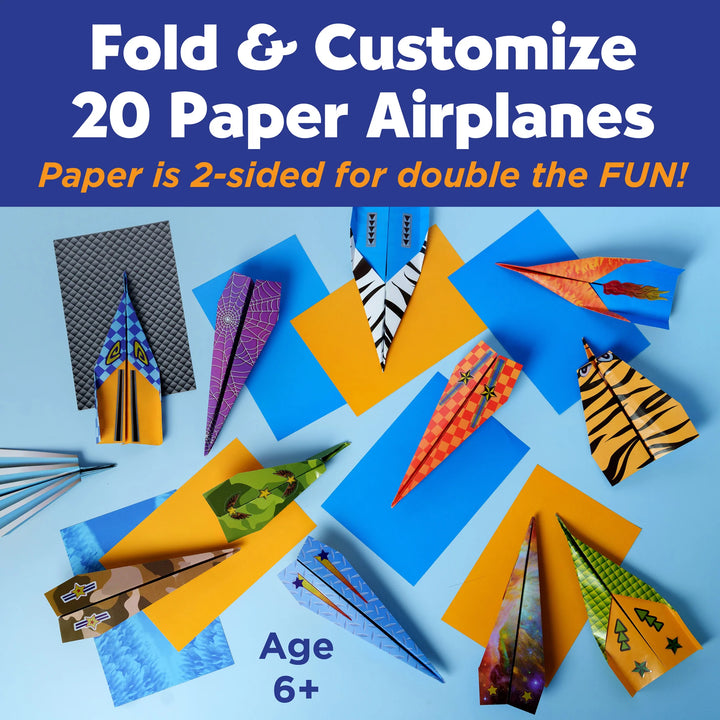 Creativity for Kids Paper Airplane Squadron