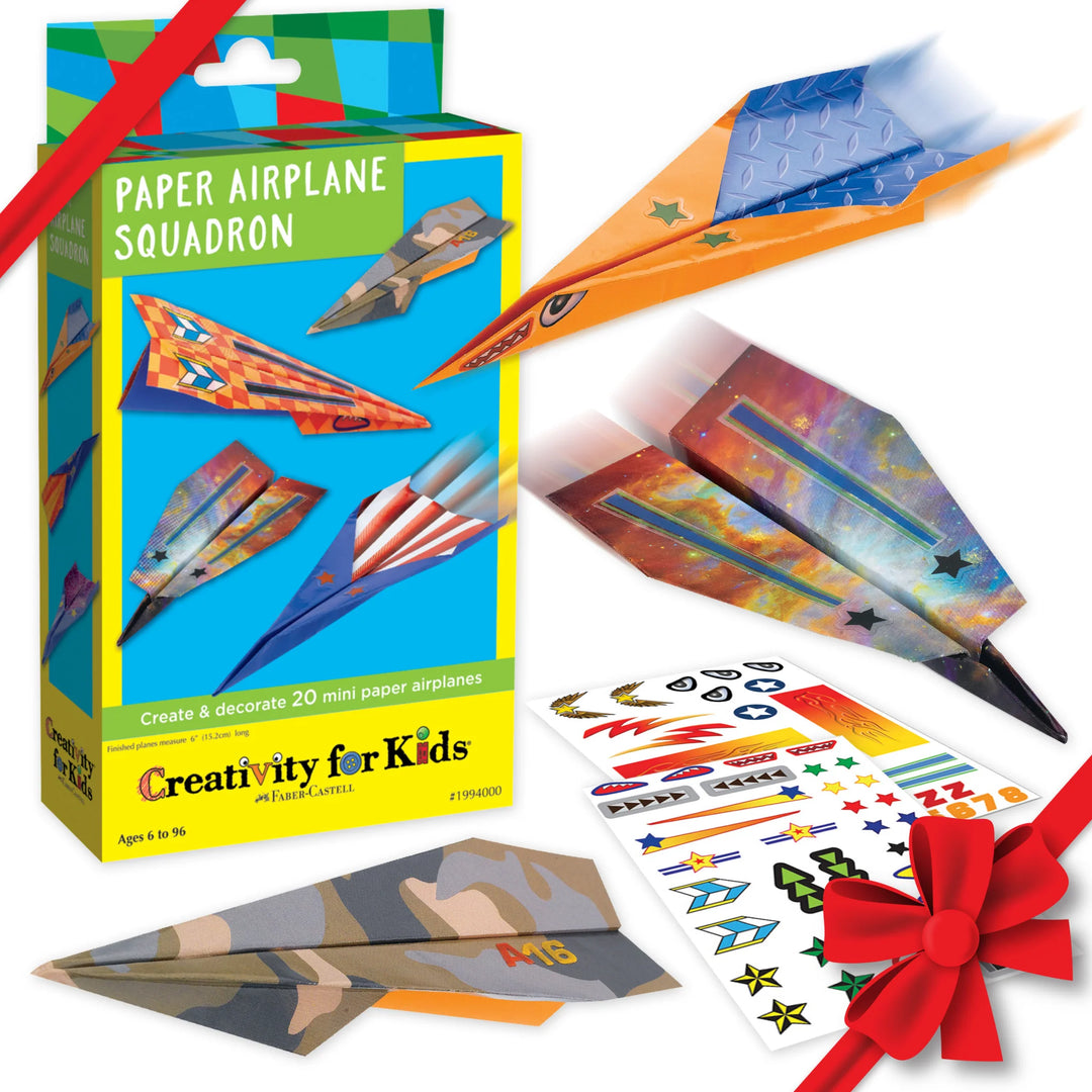 Creativity for Kids Paper Airplane Squadron