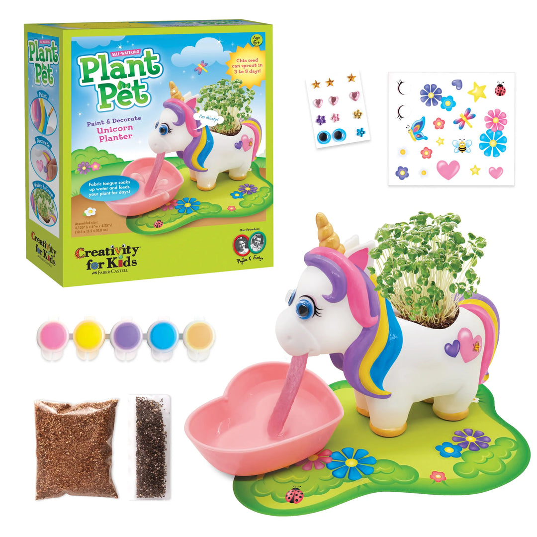 Creativity for Kids Self Watering Plant Pet (Unicorn)