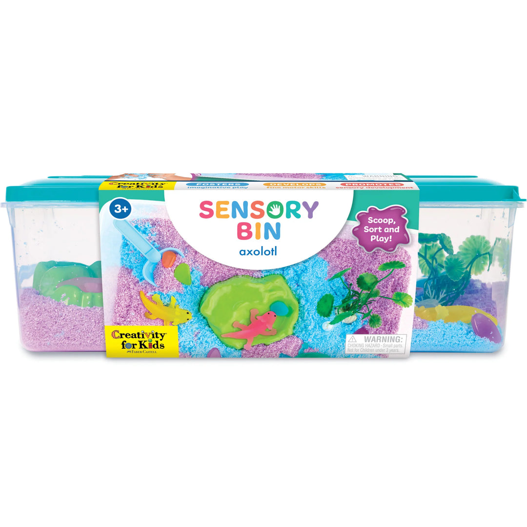 Creativity for Kids Sensory Bin (Axolotl)