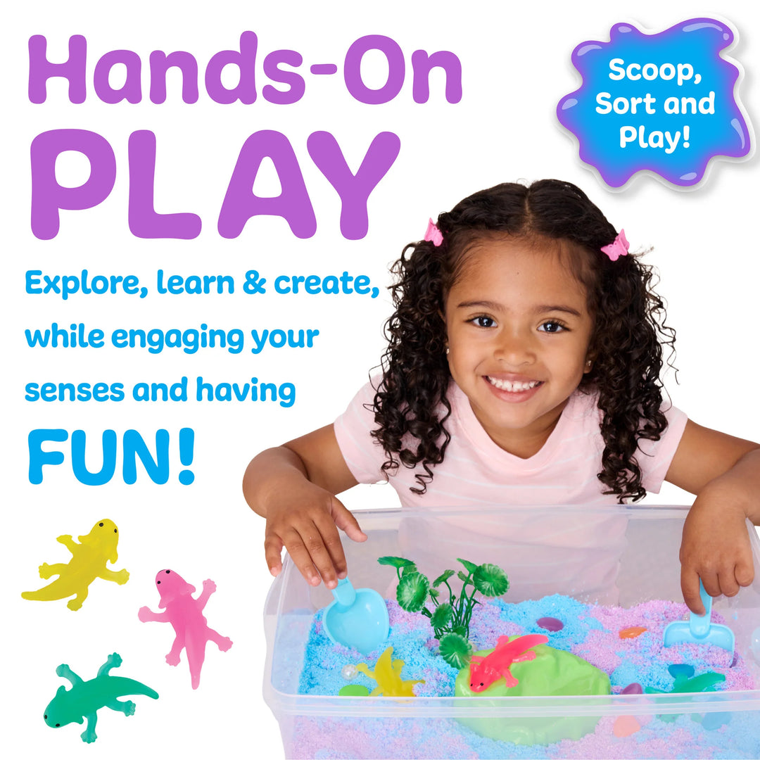 Creativity for Kids Sensory Bin (Axolotl)