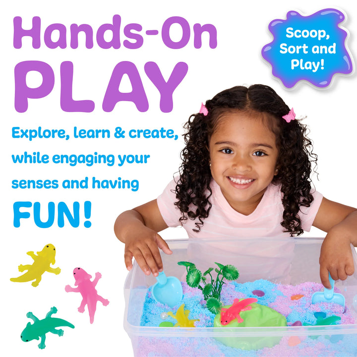 Creativity for Kids Sensory Bin (Axolotl)