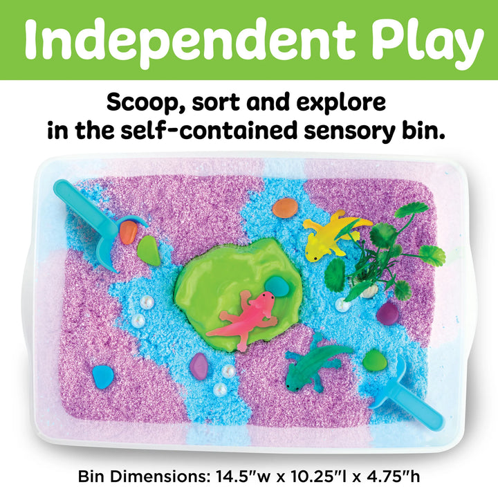 Creativity for Kids Sensory Bin (Axolotl)