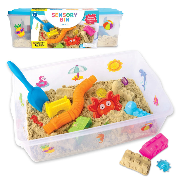 Creativity for Kids Sensory Bin (Beach)